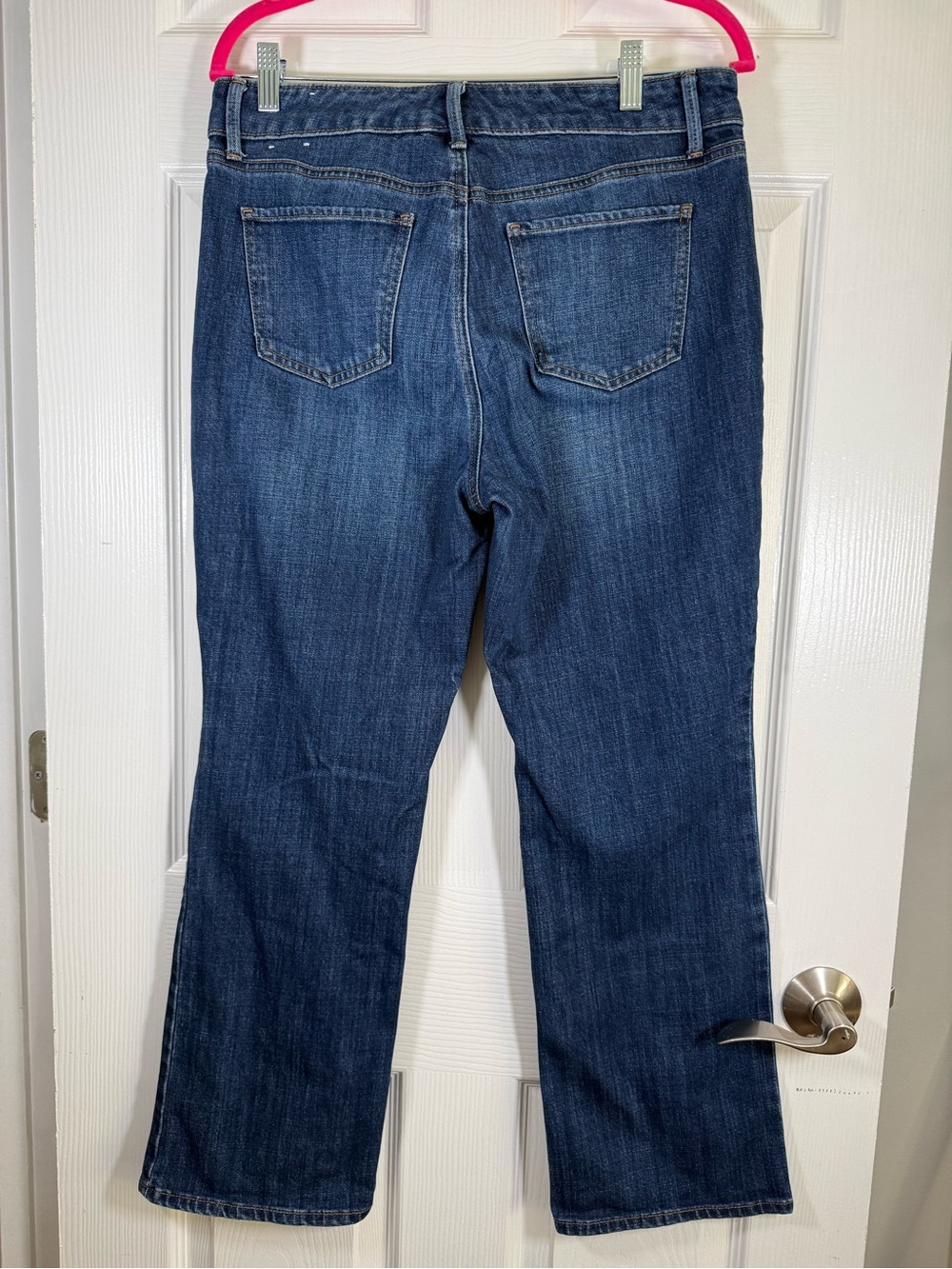 Talbots Barely Boot Jeans Women’s 10P Petite Dark Wash Bootcut Denim - Picture 3 of 7